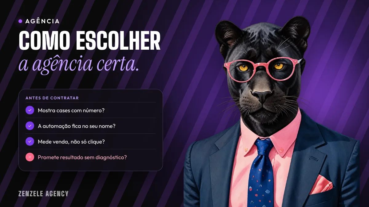 Ilustração do artigo: Agência de marketing com IA: o que ela faz, quanto custa e como escolher